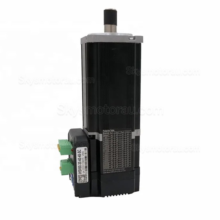 Nema 23 60mm 48V 400W Integrated AC Servo Motor JMC iHSV60-30-40-48-SC 1.27N.m 3000RPM with Brake
